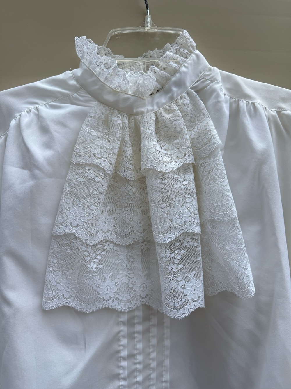 VTG Lady Manhattan White Blouse size 14 - Picture 3 of 14